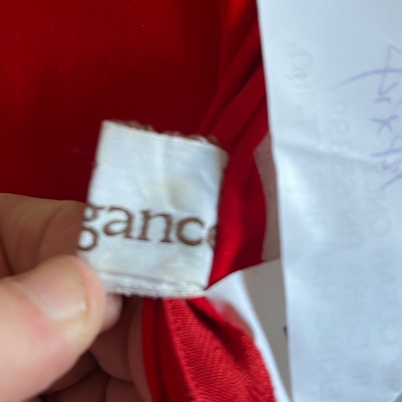 Christmas Angel Musical Instrument Pillow WOOL NEEDLEPOINT, RED velvet 14 x 14 - Picture 10 of 15